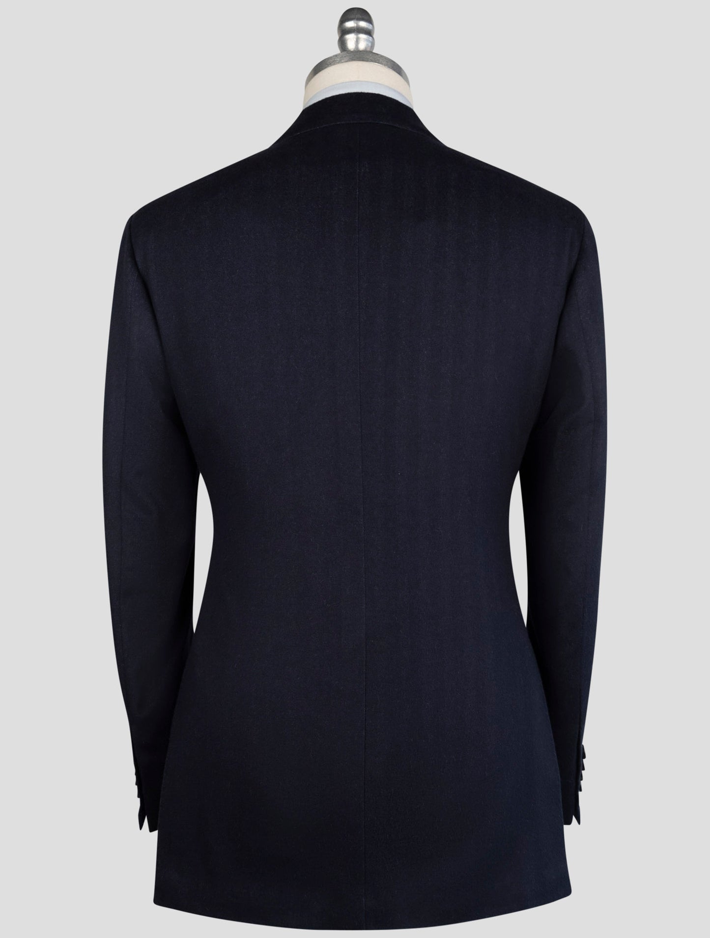 Kiton Blue Vicuna Perù Silk Blazer