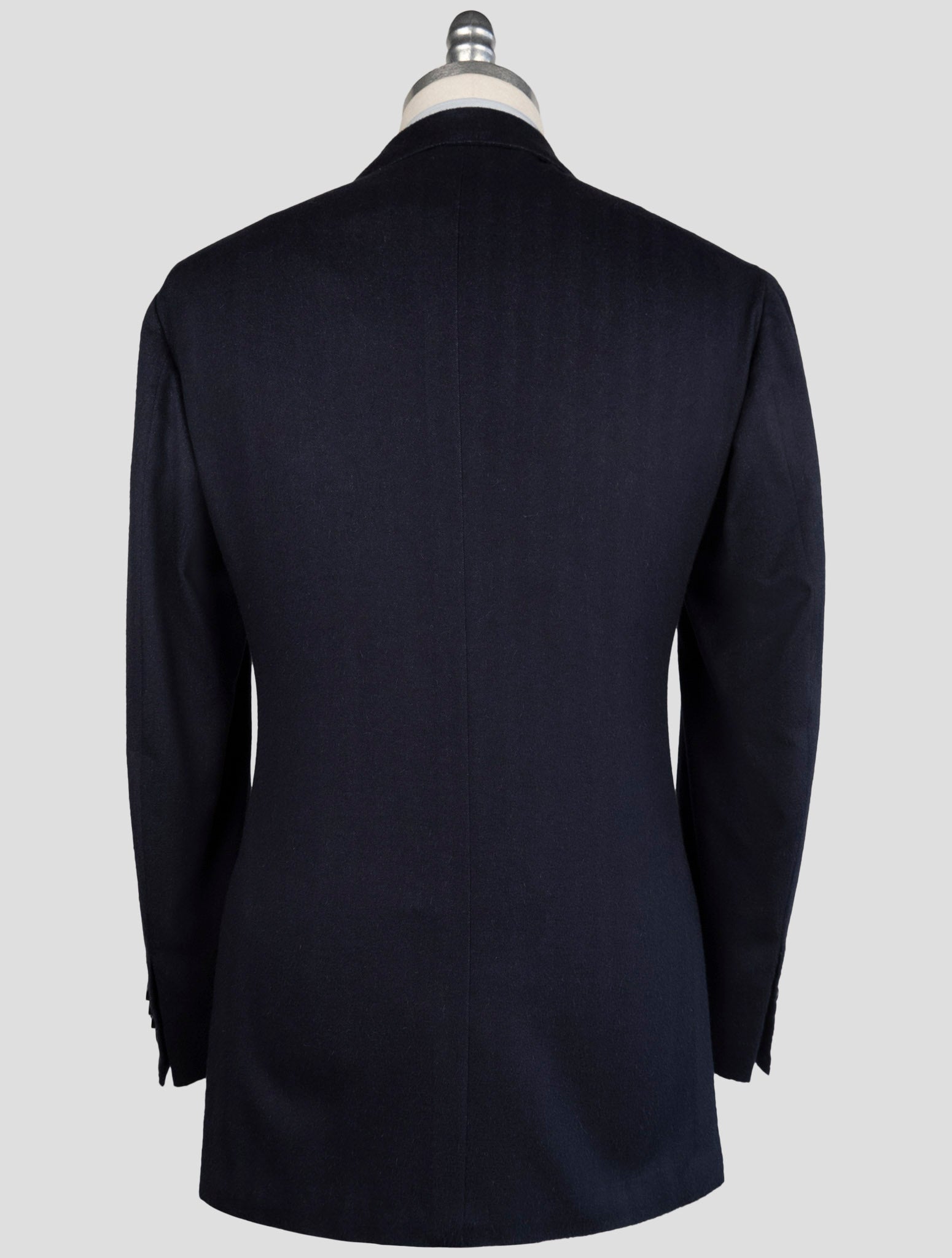 Kiton Blue Vicuna Perù Silk Blazer