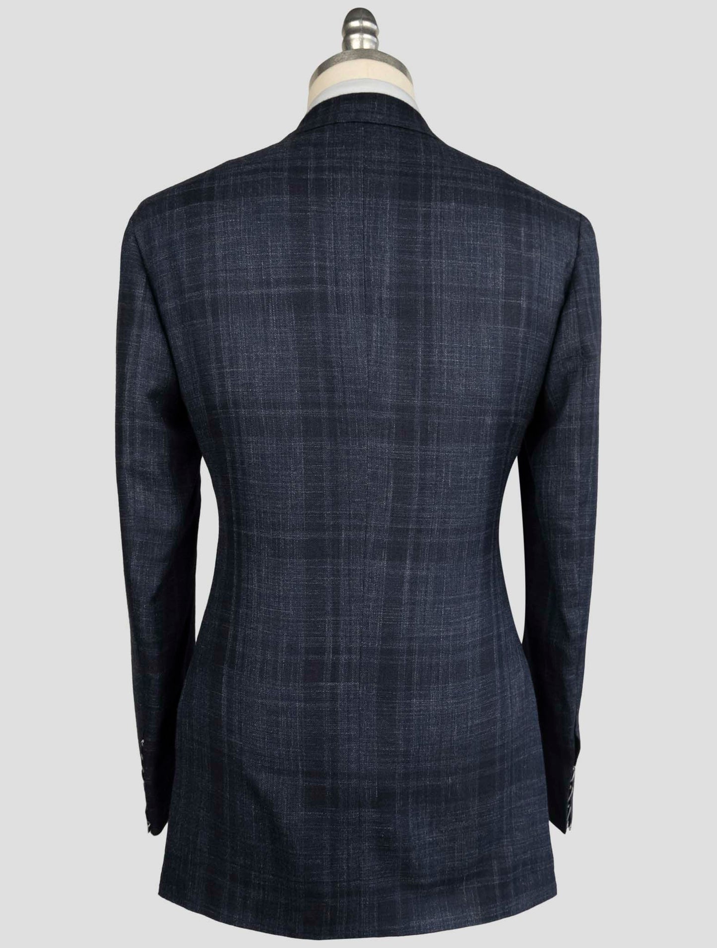 Kiton Blue Cashmere Silk Linen Blazer