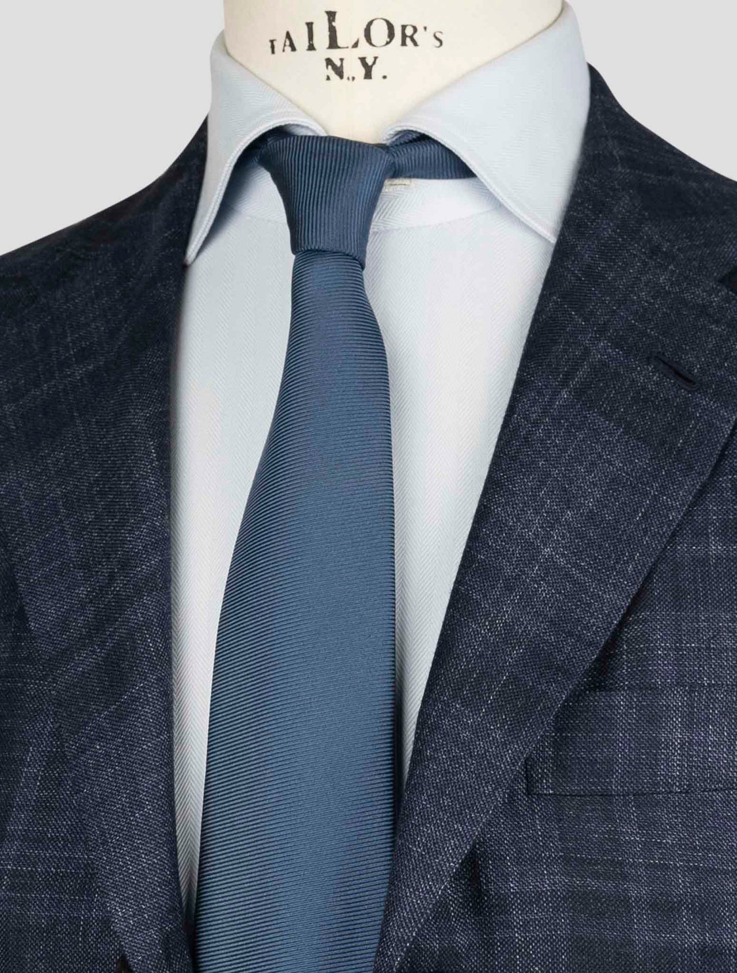Kiton Blue Cashmere Silk Linen Blazer