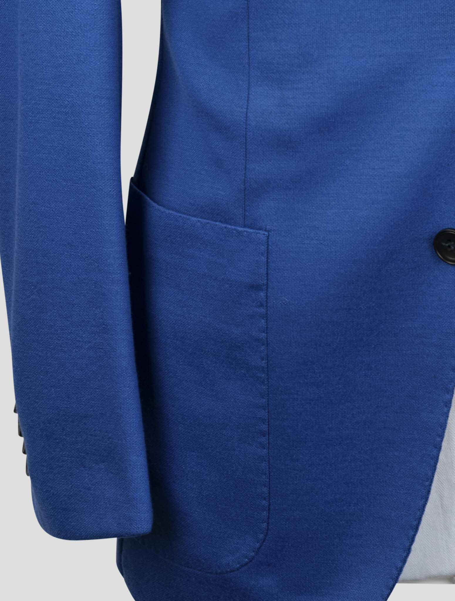 Kiton Blue Cashmere Pl Blazer