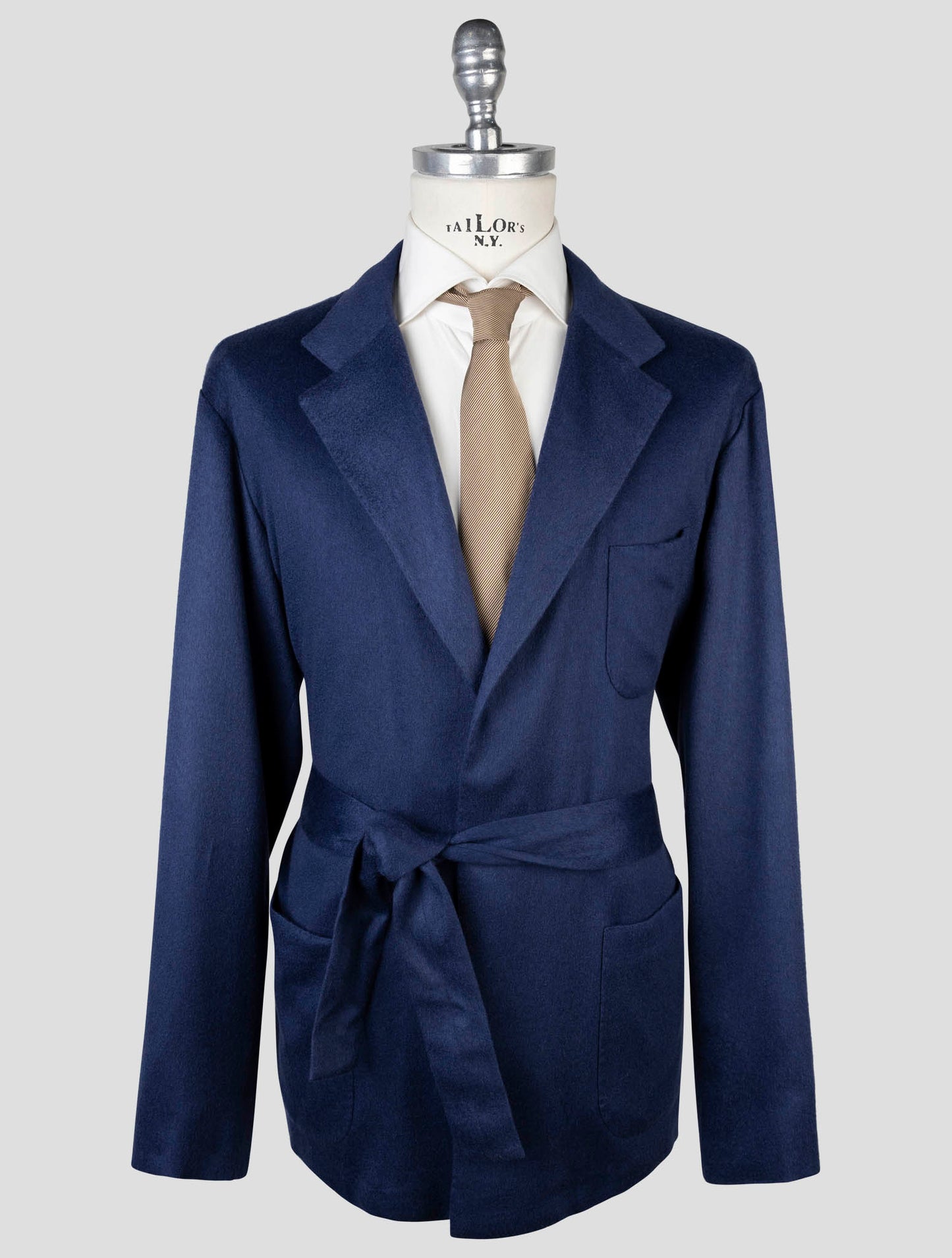 Kiton Blue Cashmere Pa Ea Blazer