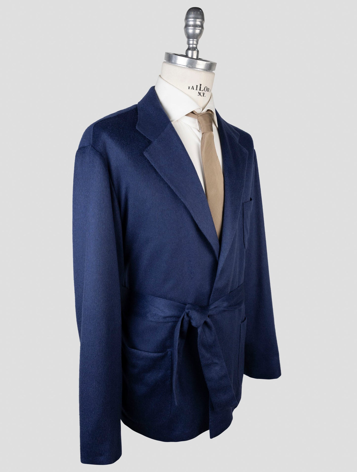 Kiton Blue Cashmere Pa Ea Blazer