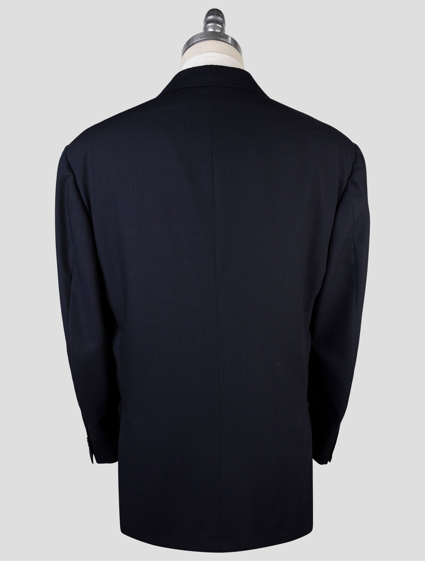 Kiton Blue Wool Blazer