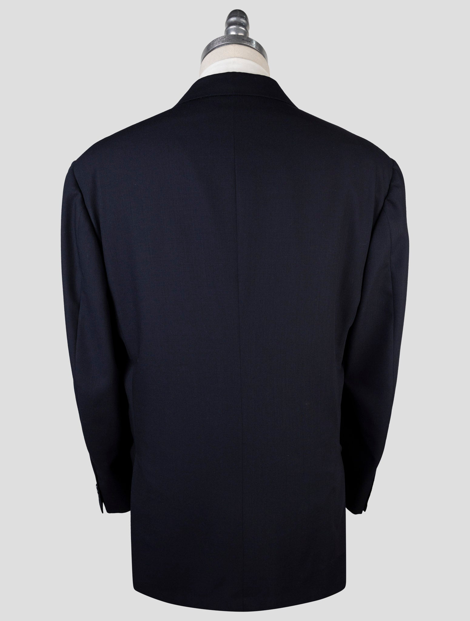 Kiton Blue Wool Blazer