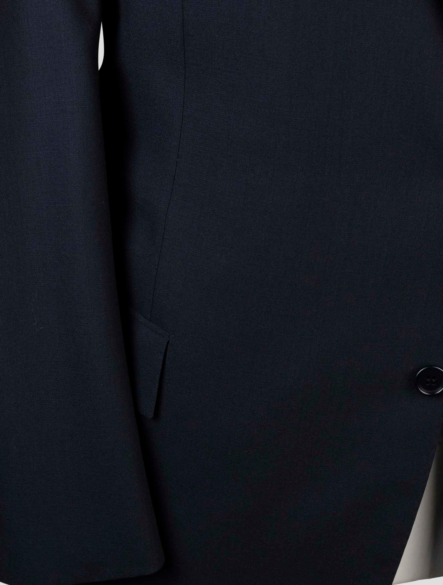 Kiton Blue Wool Blazer