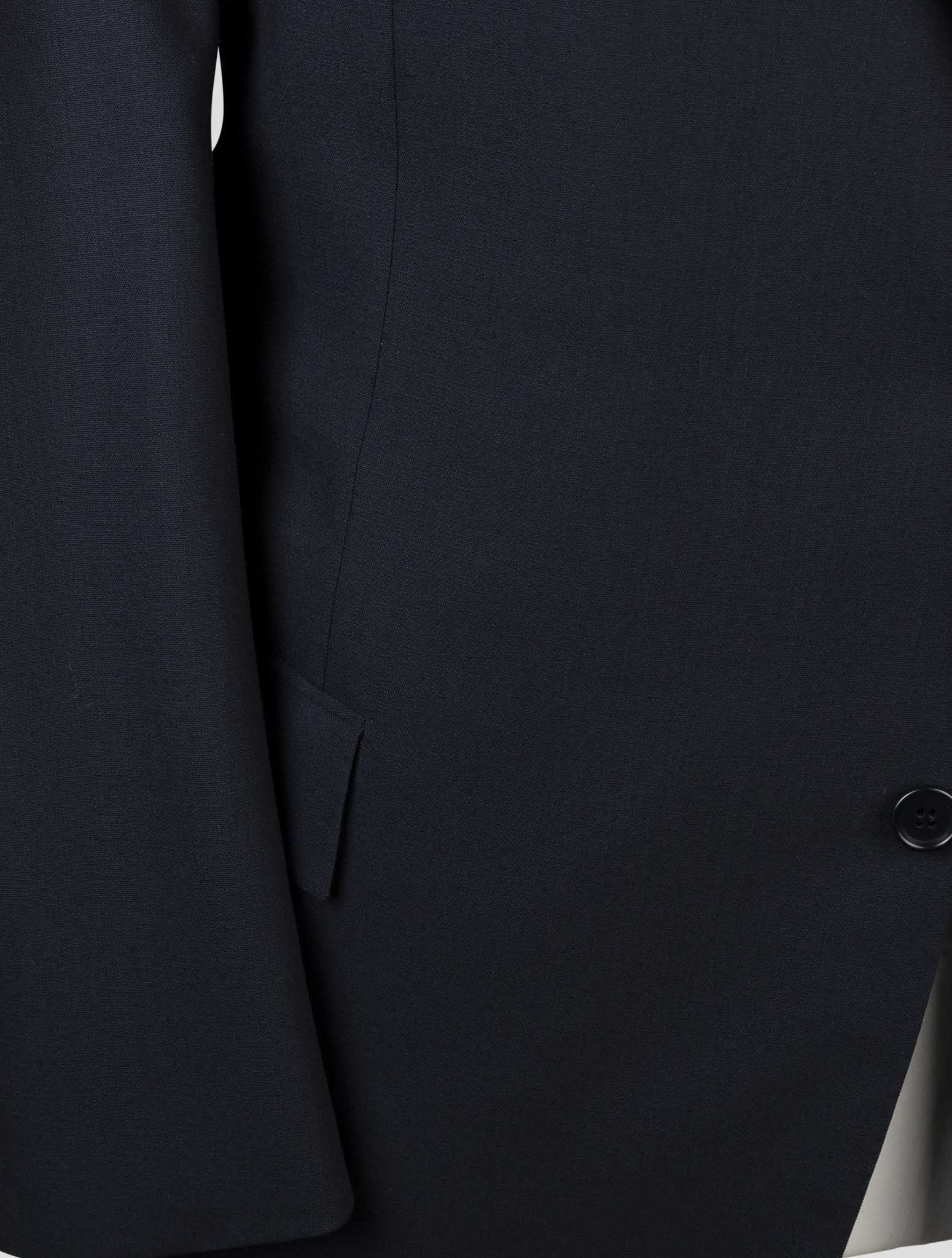 Kiton Blue Wool Blazer