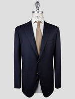 Kiton Blue Wool Blazer