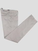 Kiton Gray Cotton Ea Jeans