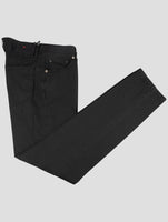 Kiton Black Cotton Ea Jeans