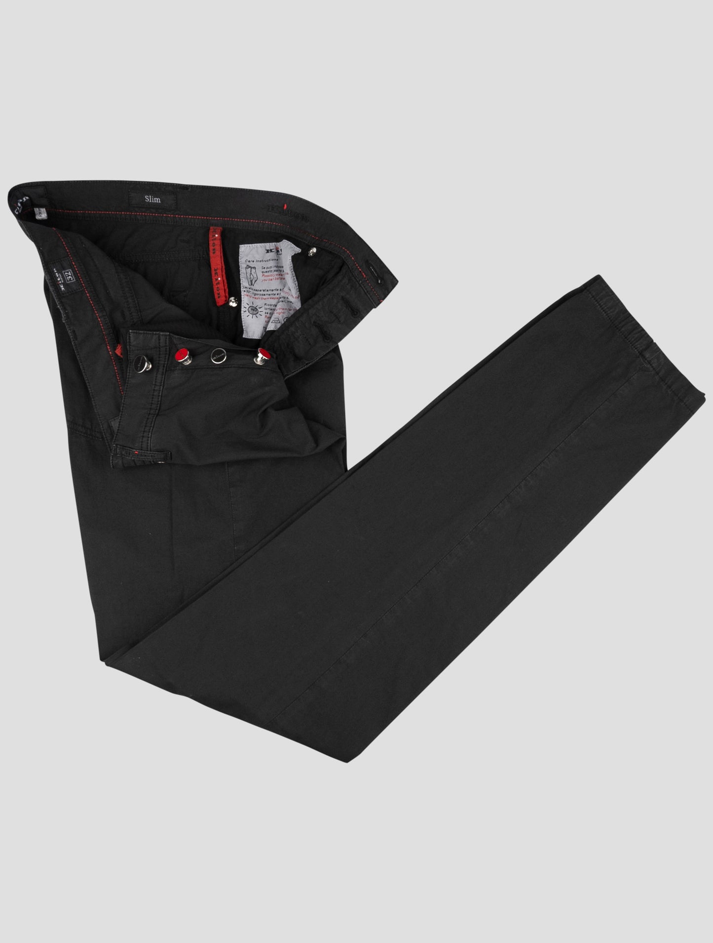 Kiton Black Cotton Ea Jeans