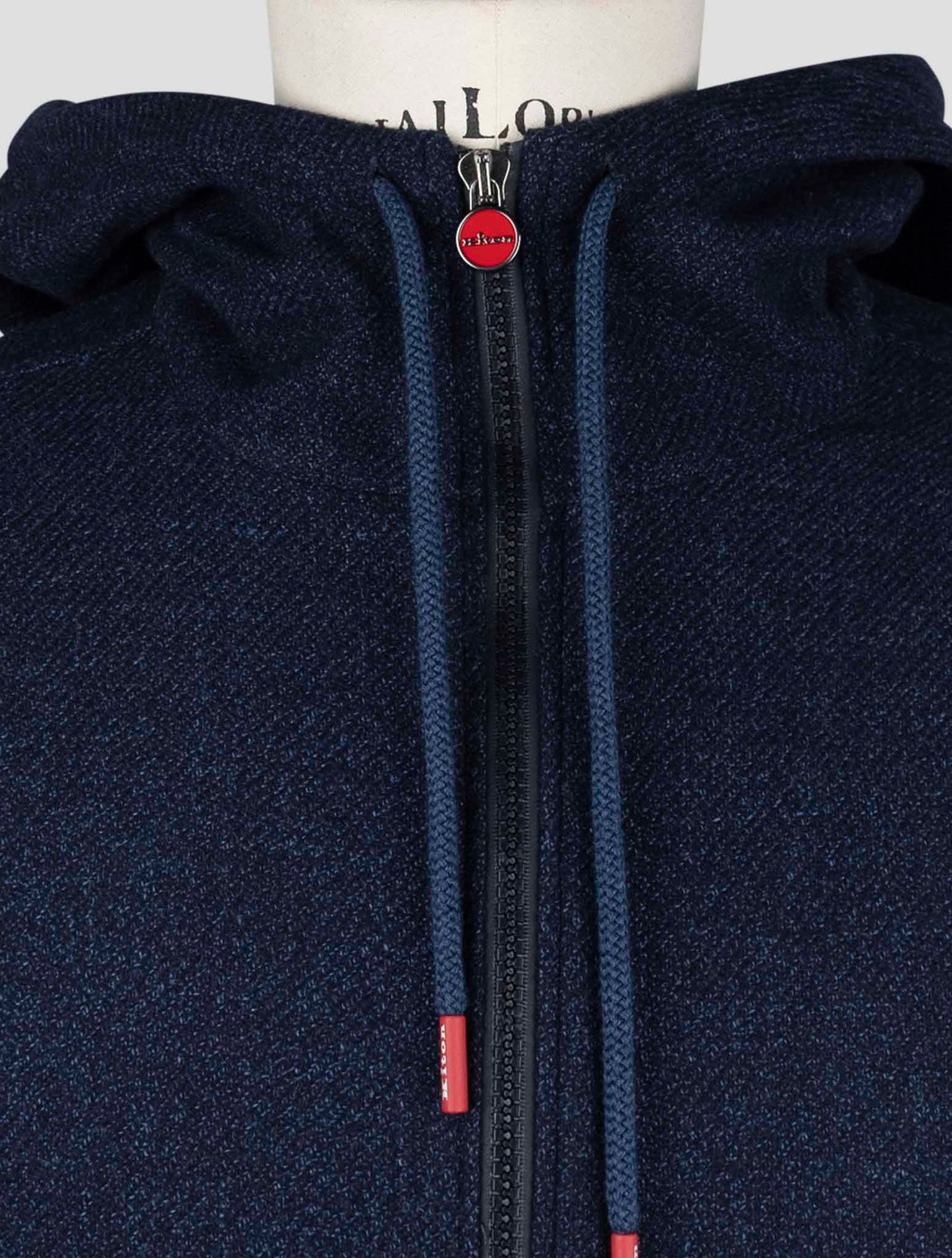 Kiton Blue Virgin Wool Silk Linen Shirt Umbi