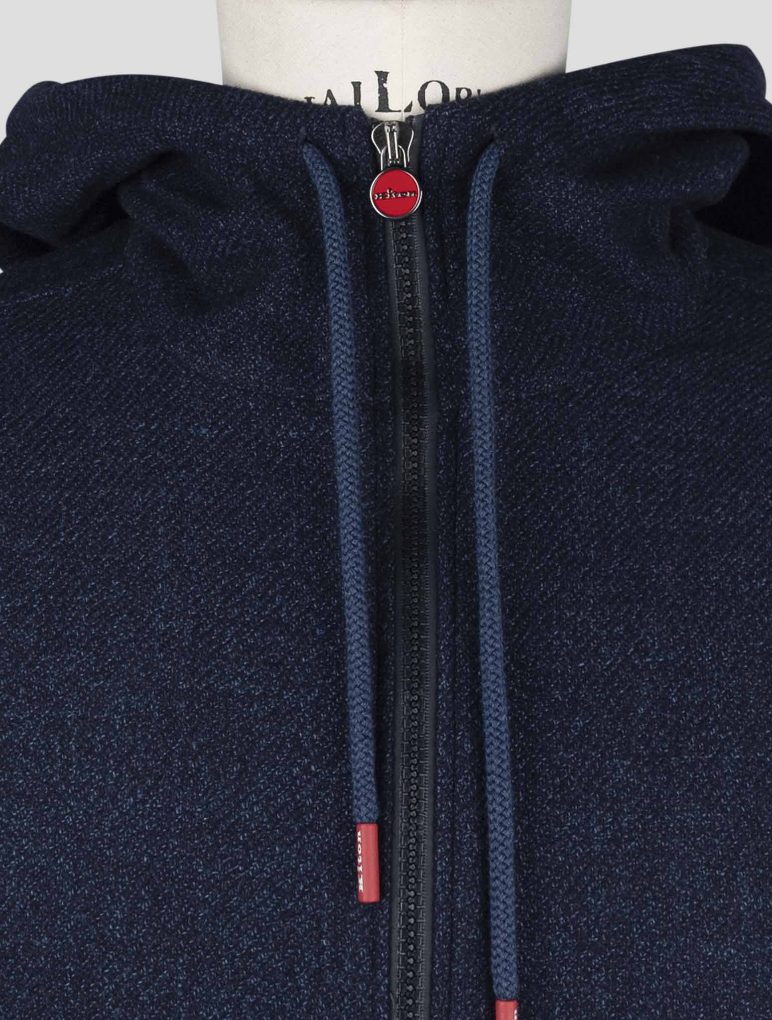 Kiton Blue Virgin Wool Silk Linen Shirt Umbi