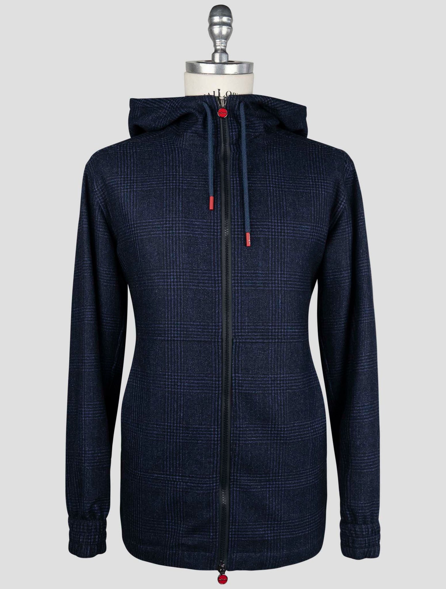 Kiton Blue Virgin Wool Silk Linen Shirt Umbi