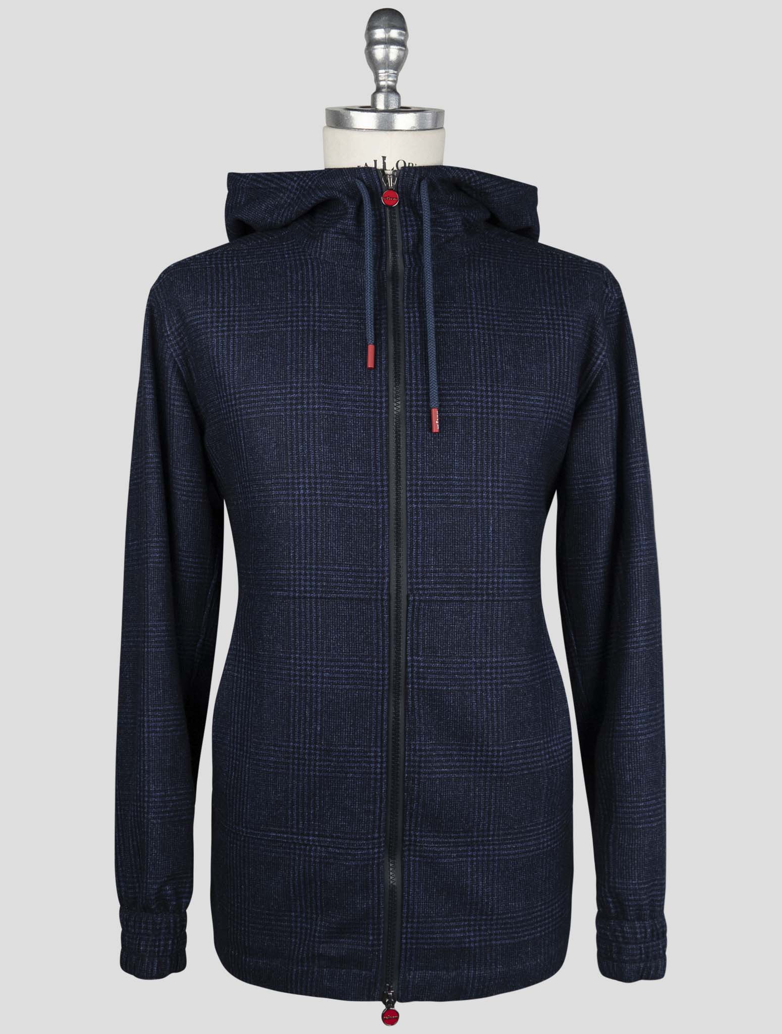 Kiton Blue Virgin Wool Silk Linen Shirt Umbi