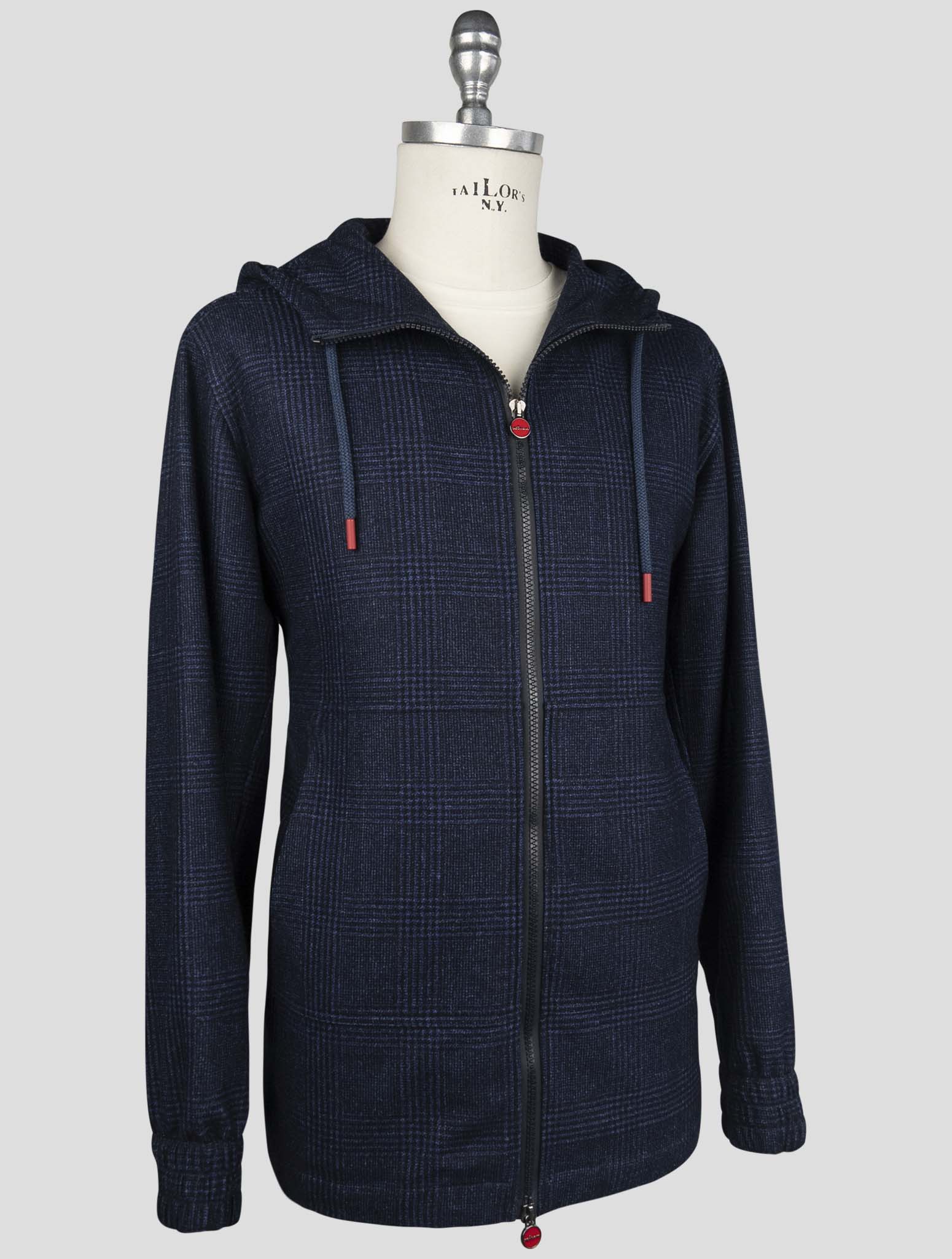 Kiton Blue Virgin Wool Silk Linen Shirt Umbi