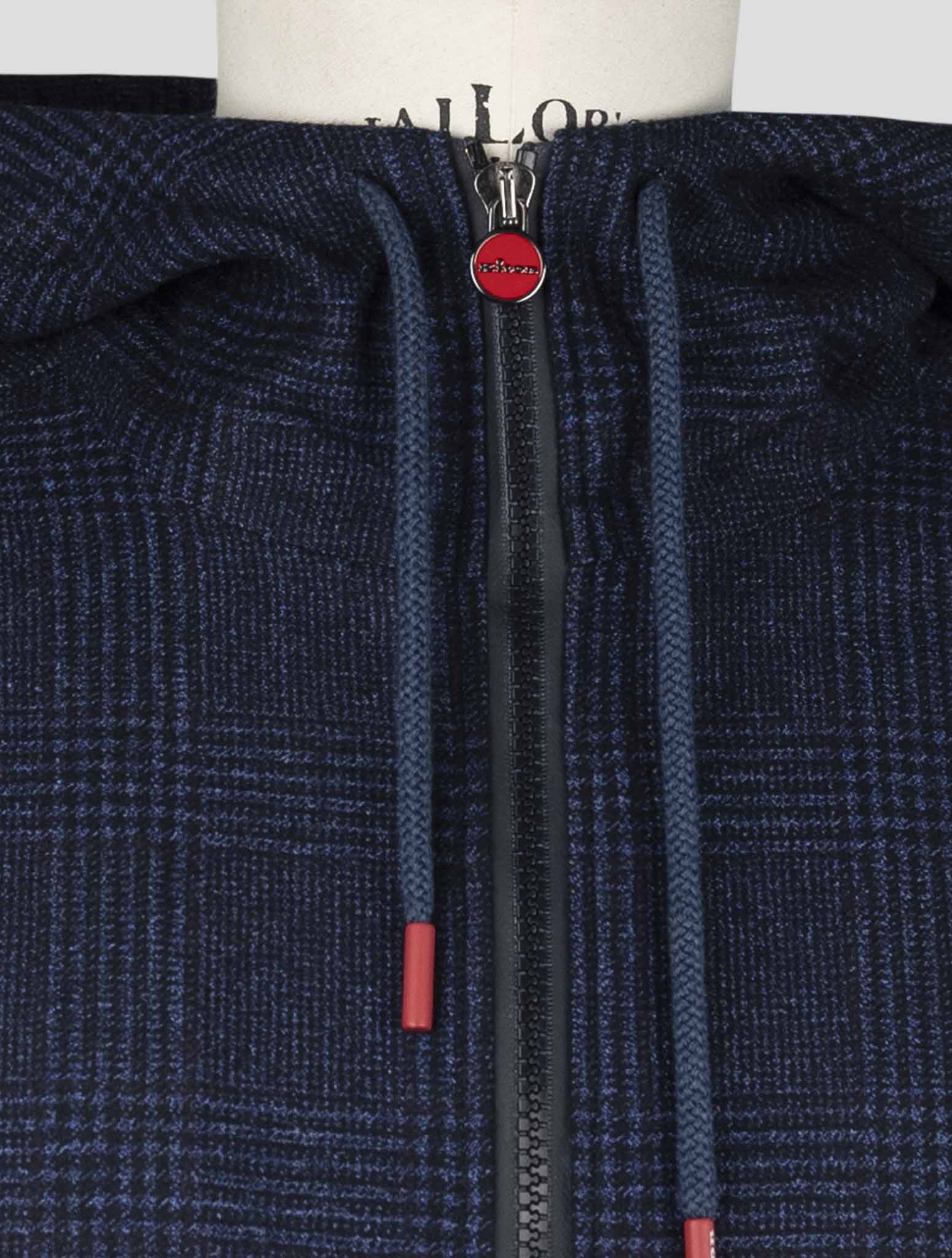 Kiton Blue Virgin Wool Silk Linen Shirt Umbi