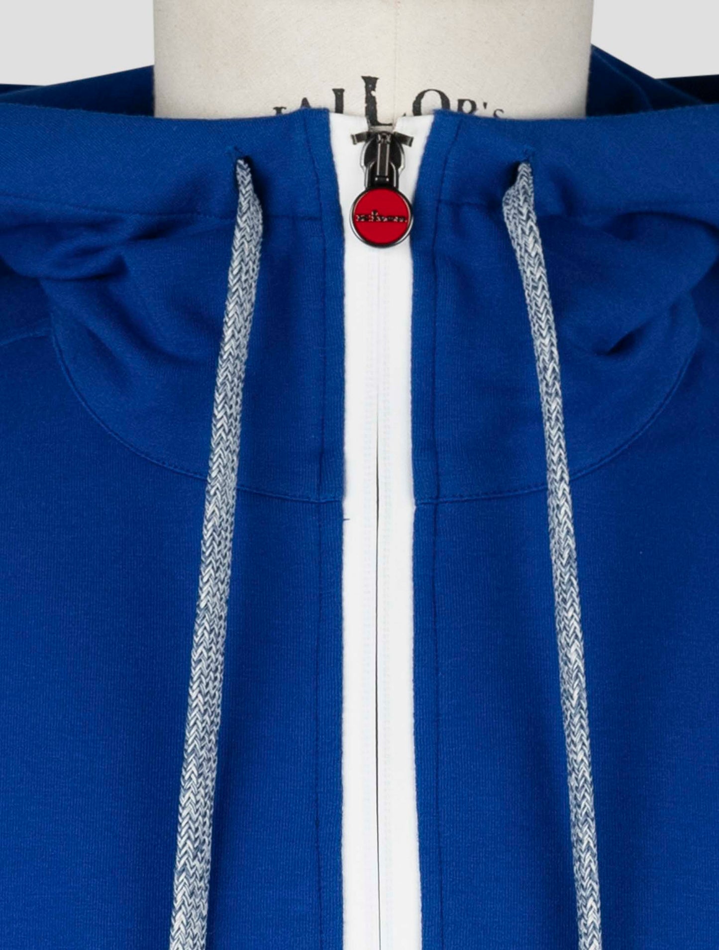 Kiton Blue Cotton Ea Shirt Umbi