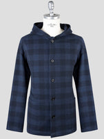 Kiton Blue Cashmere Shirt Luca