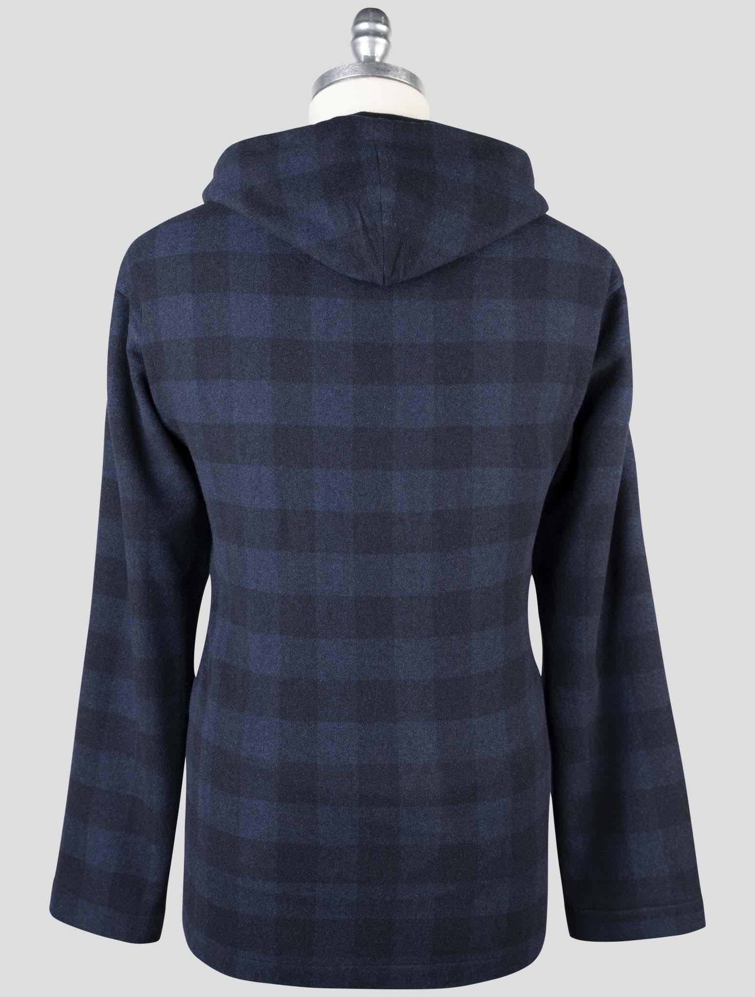 Kiton Blue Cashmere Shirt Luca