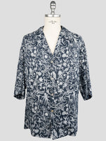 Kiton Blue White Linen Shirt