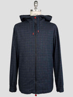 Kiton Blue Virgin Wool Silk Linen Shirt Umbi