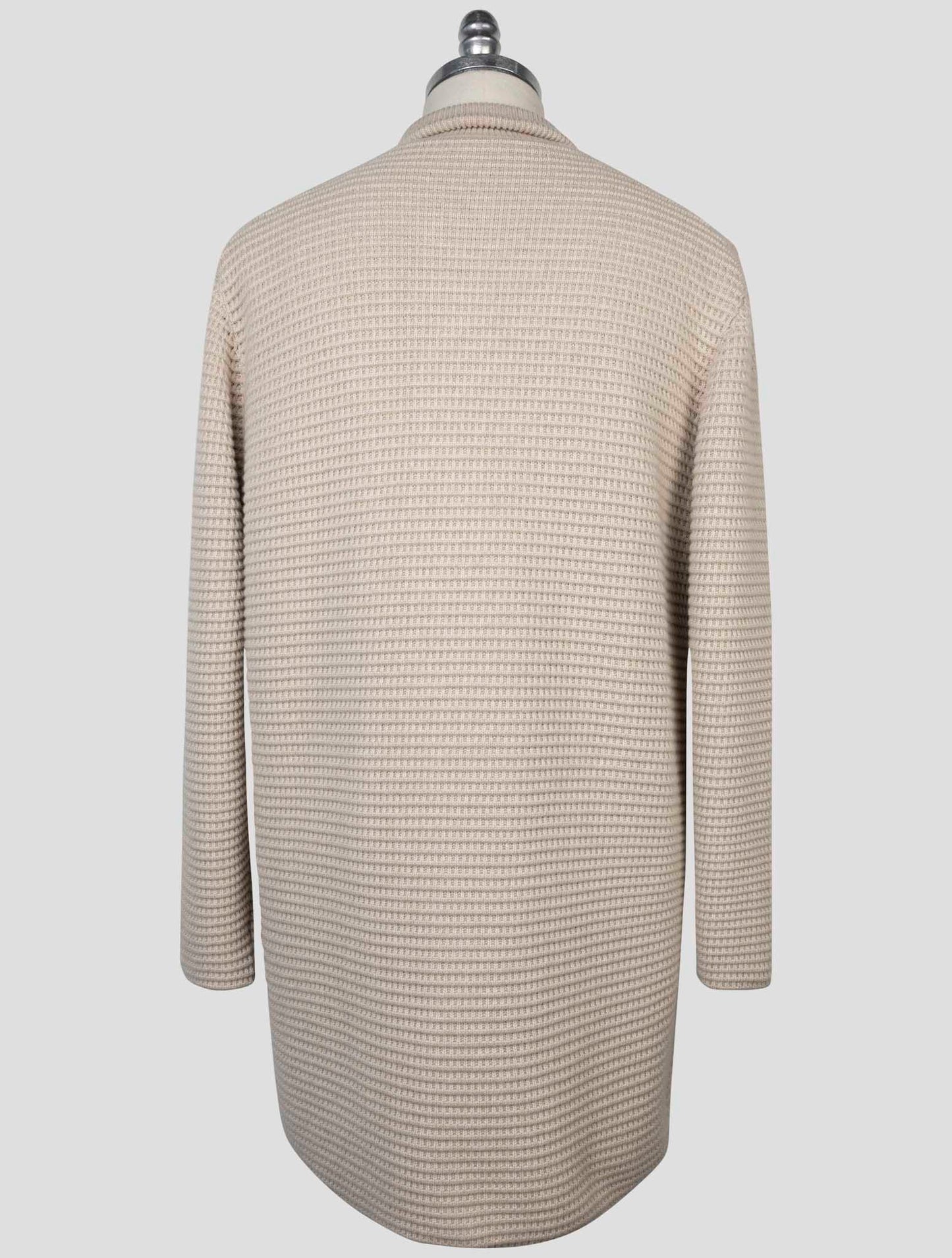 kiton Beige  Cashmere Mink Fur Overcoat