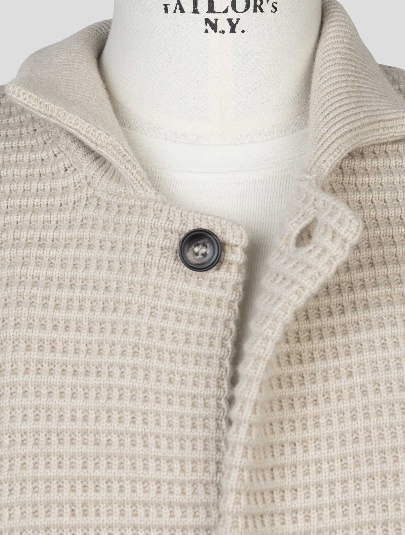 kiton Beige  Cashmere Mink Fur Overcoat