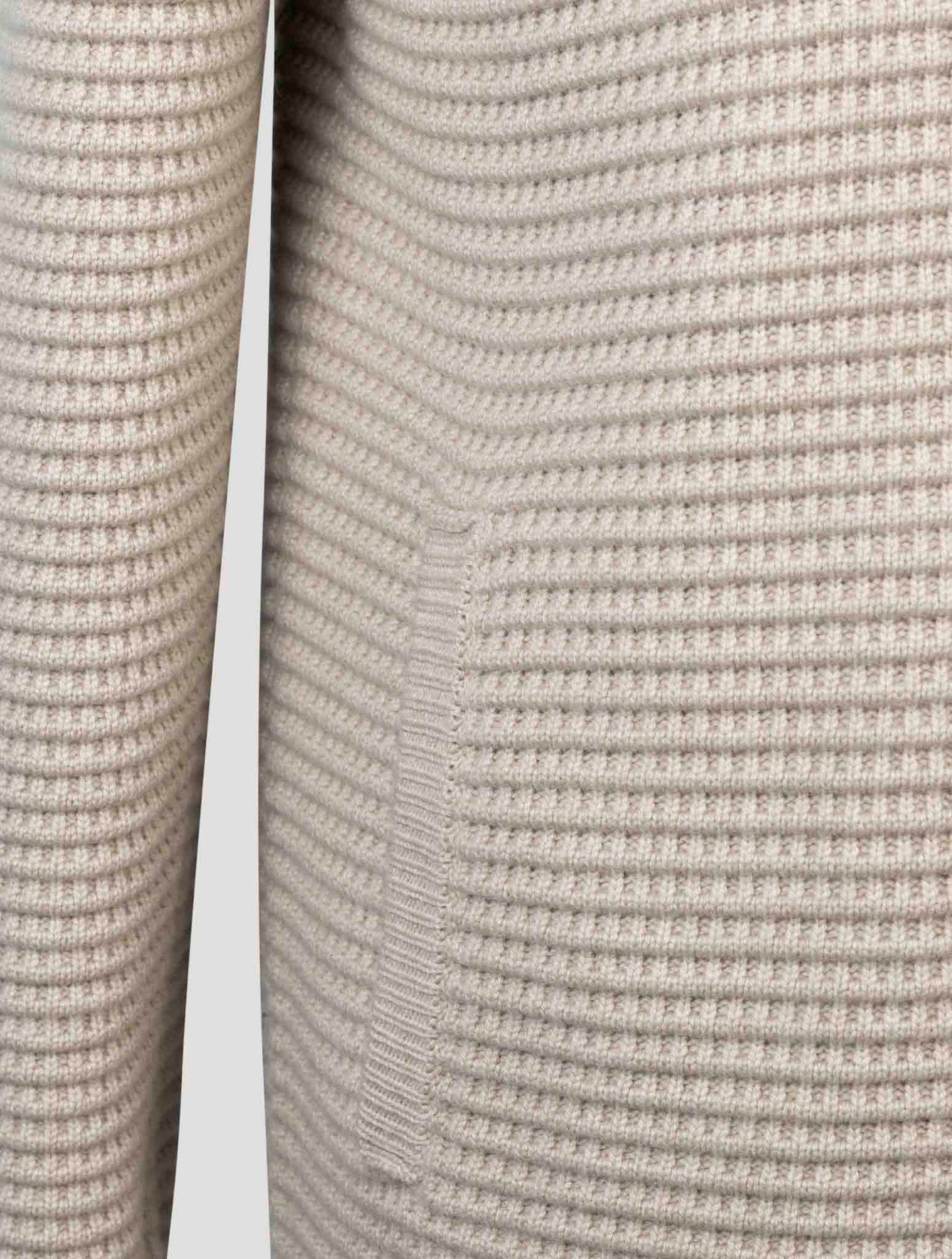 kiton Beige  Cashmere Mink Fur Overcoat