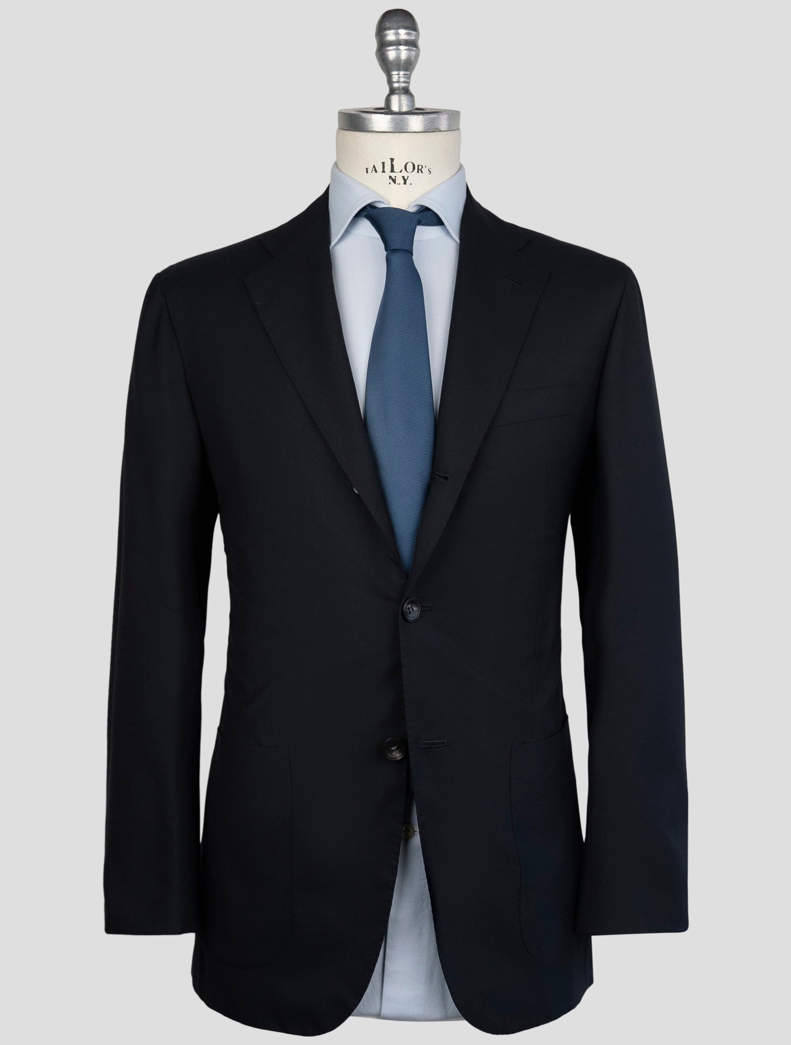 Kiton Blue Wool 14 Micron Suit