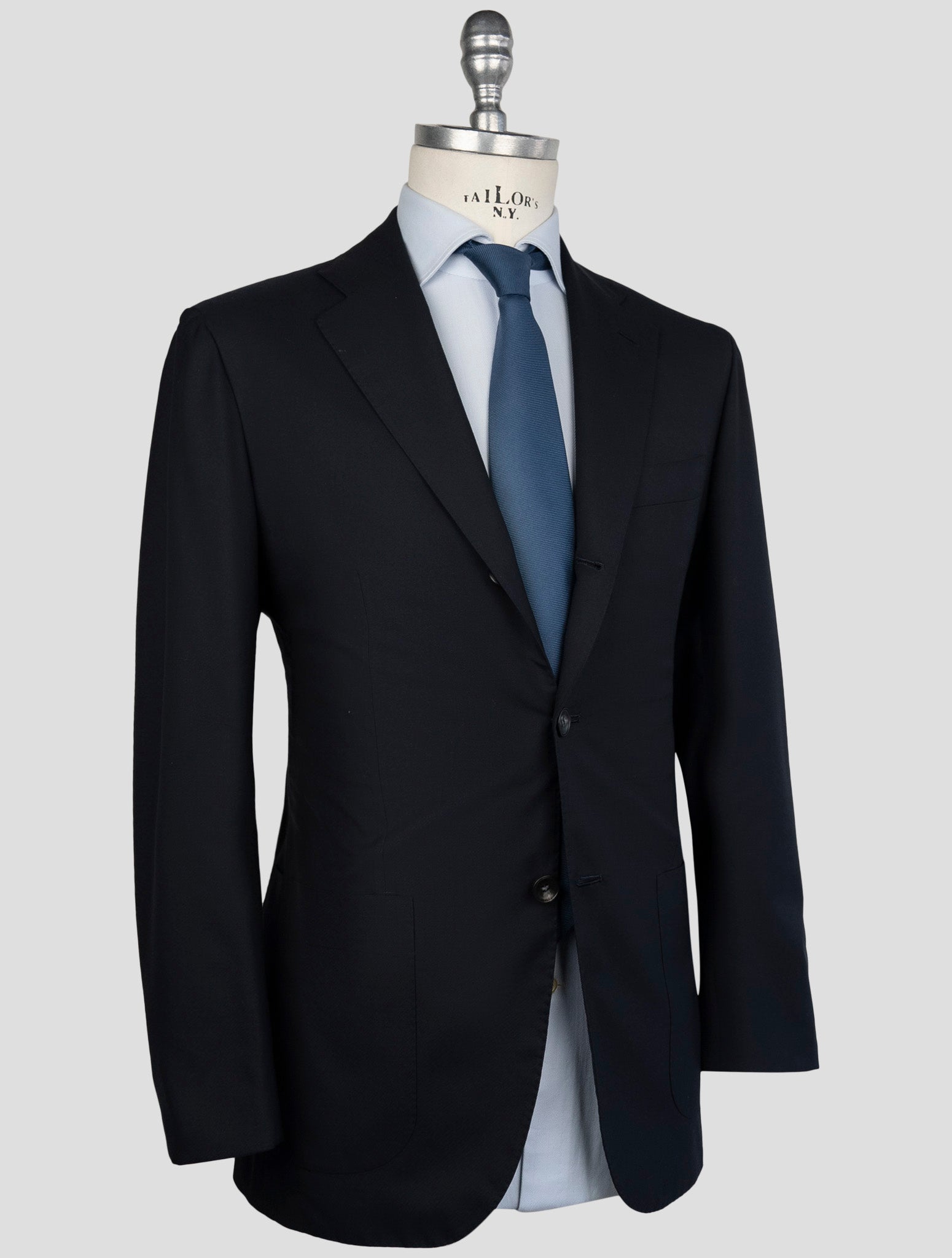 Kiton Blue Wool 14 Micron Suit