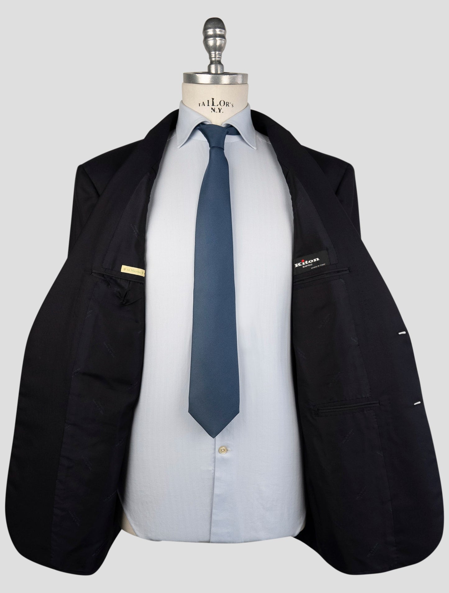 Kiton Blue Wool 14 Micron Suit