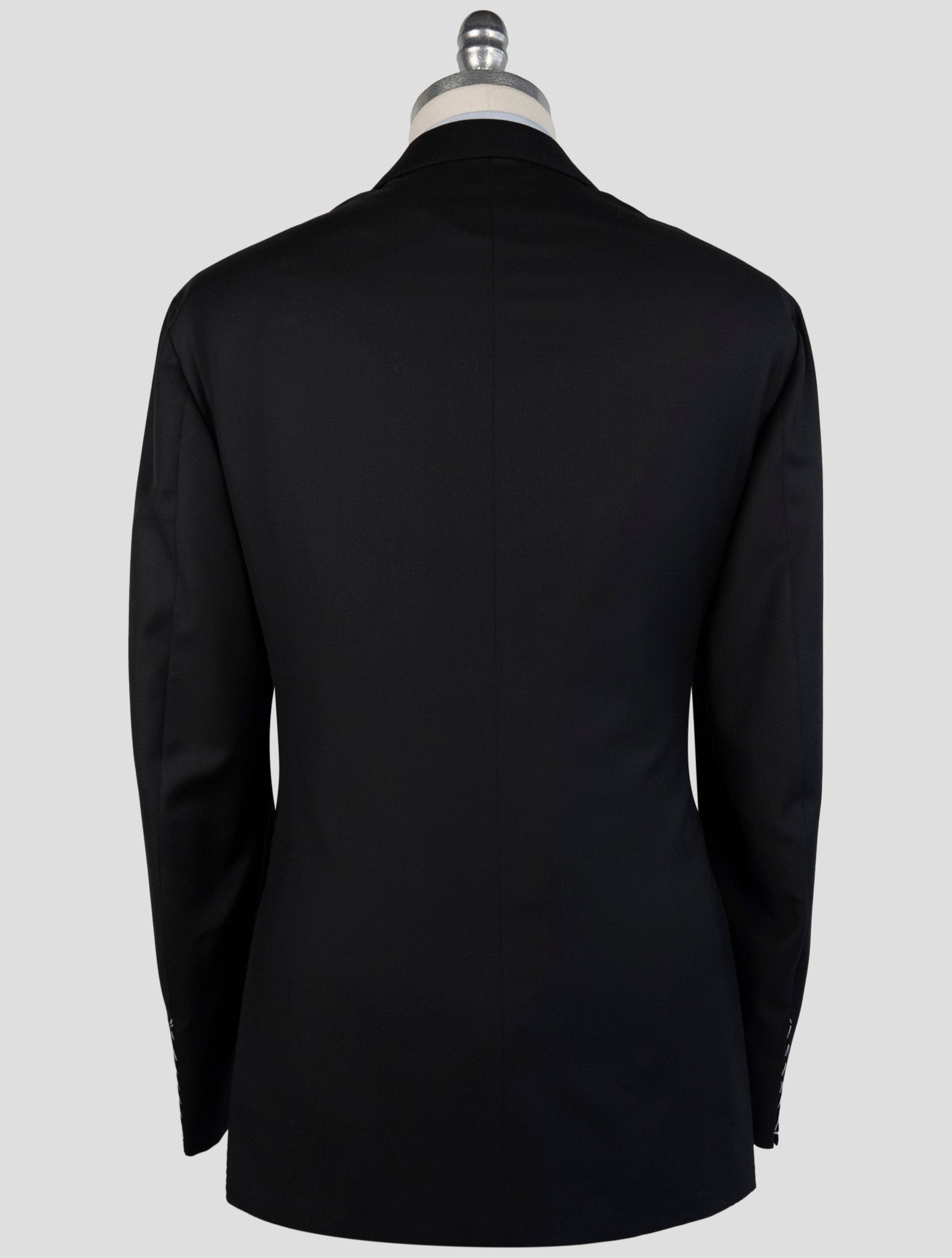 Kiton Black Wool 150's Diamante Blue Suit