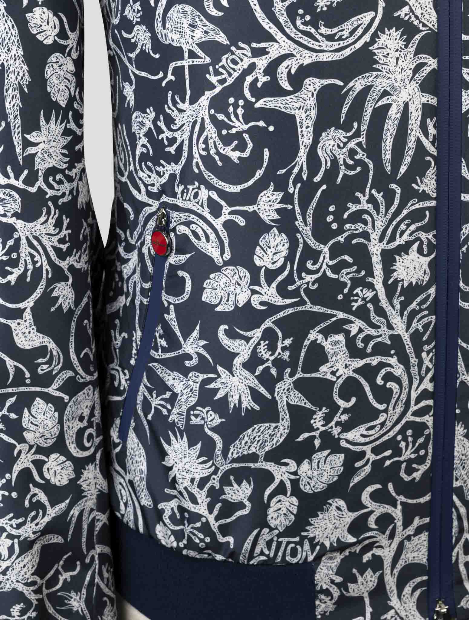 Kiton Blue Pl Coat