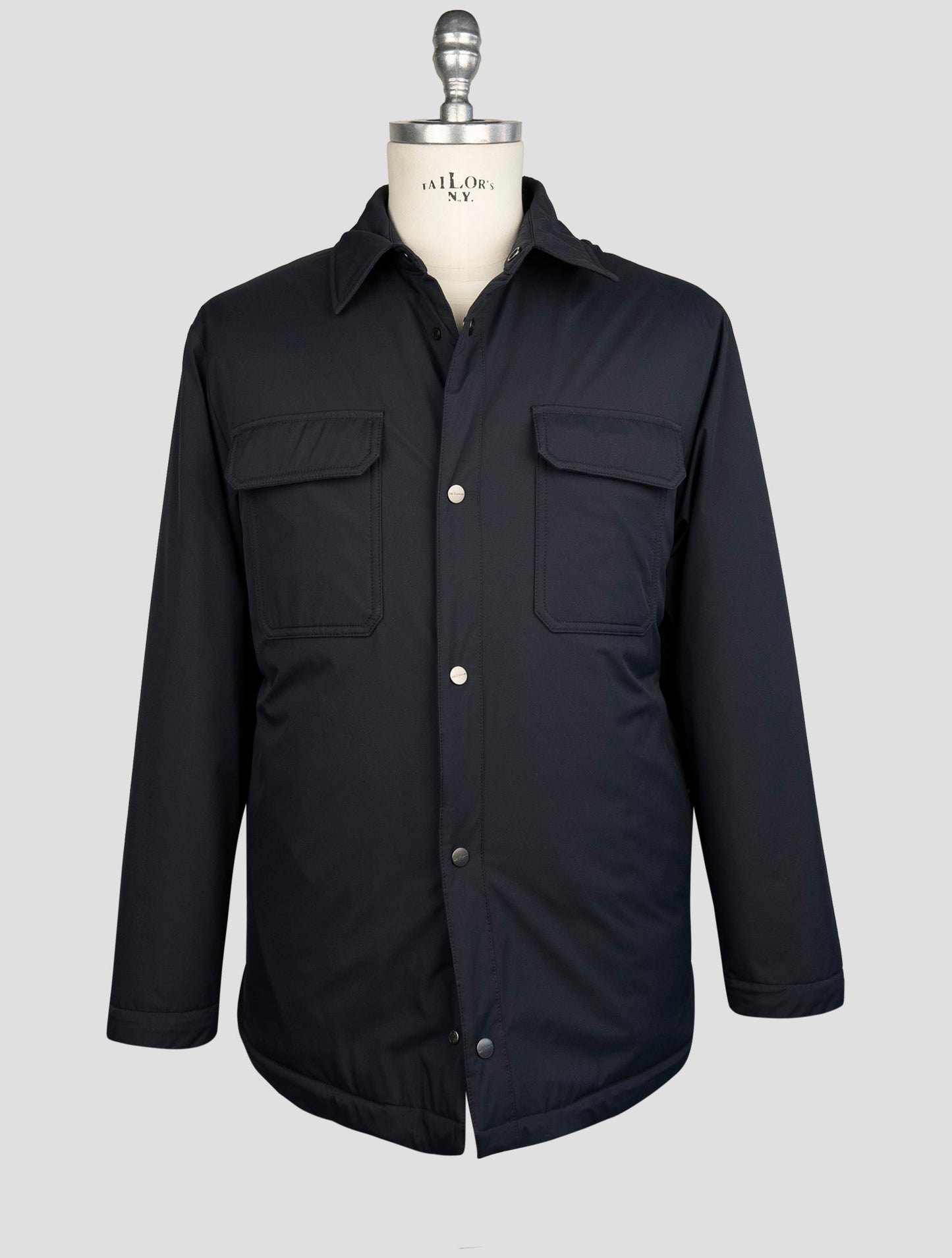 Kiton Blue Pl Coat