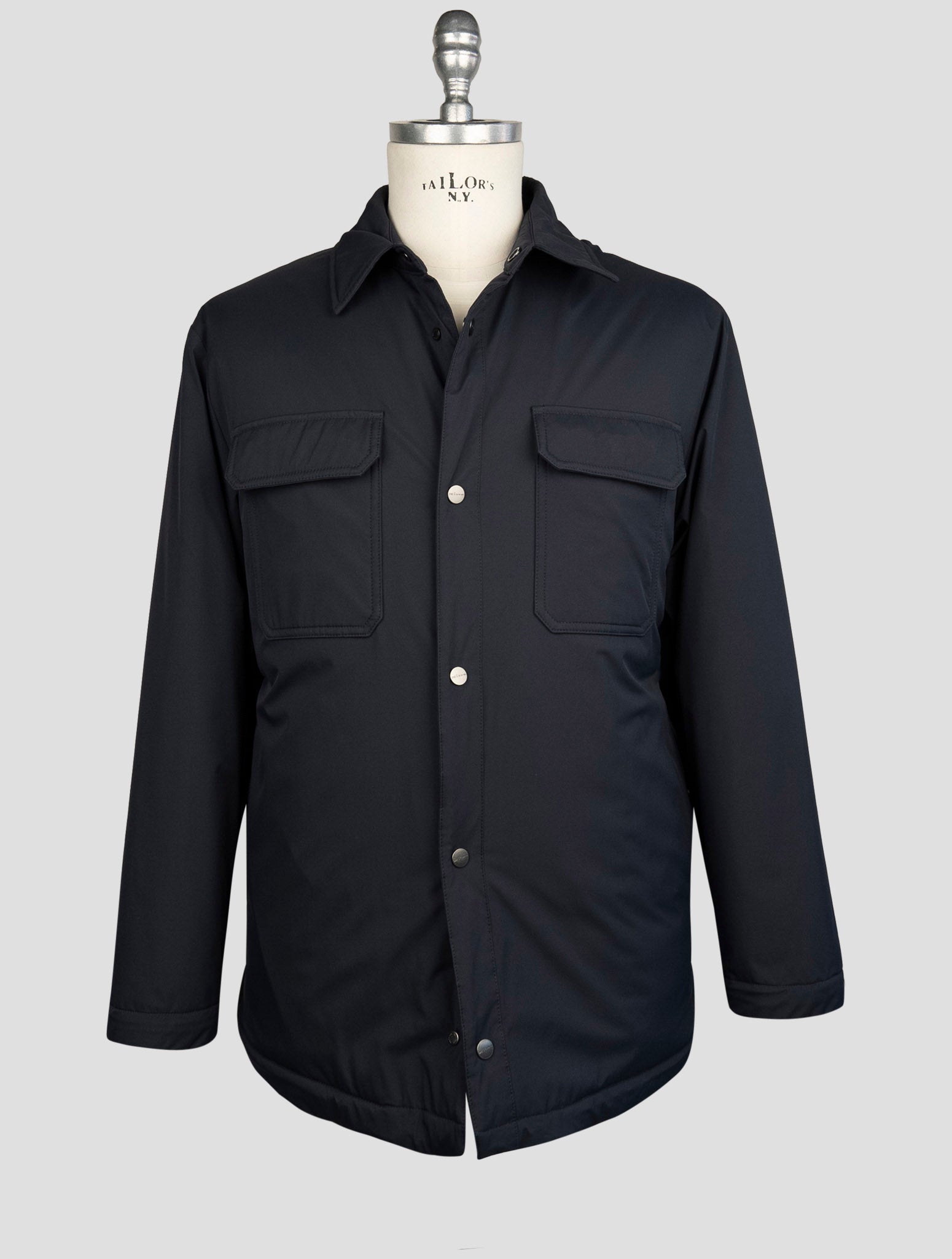 Kiton Blue Pl Coat