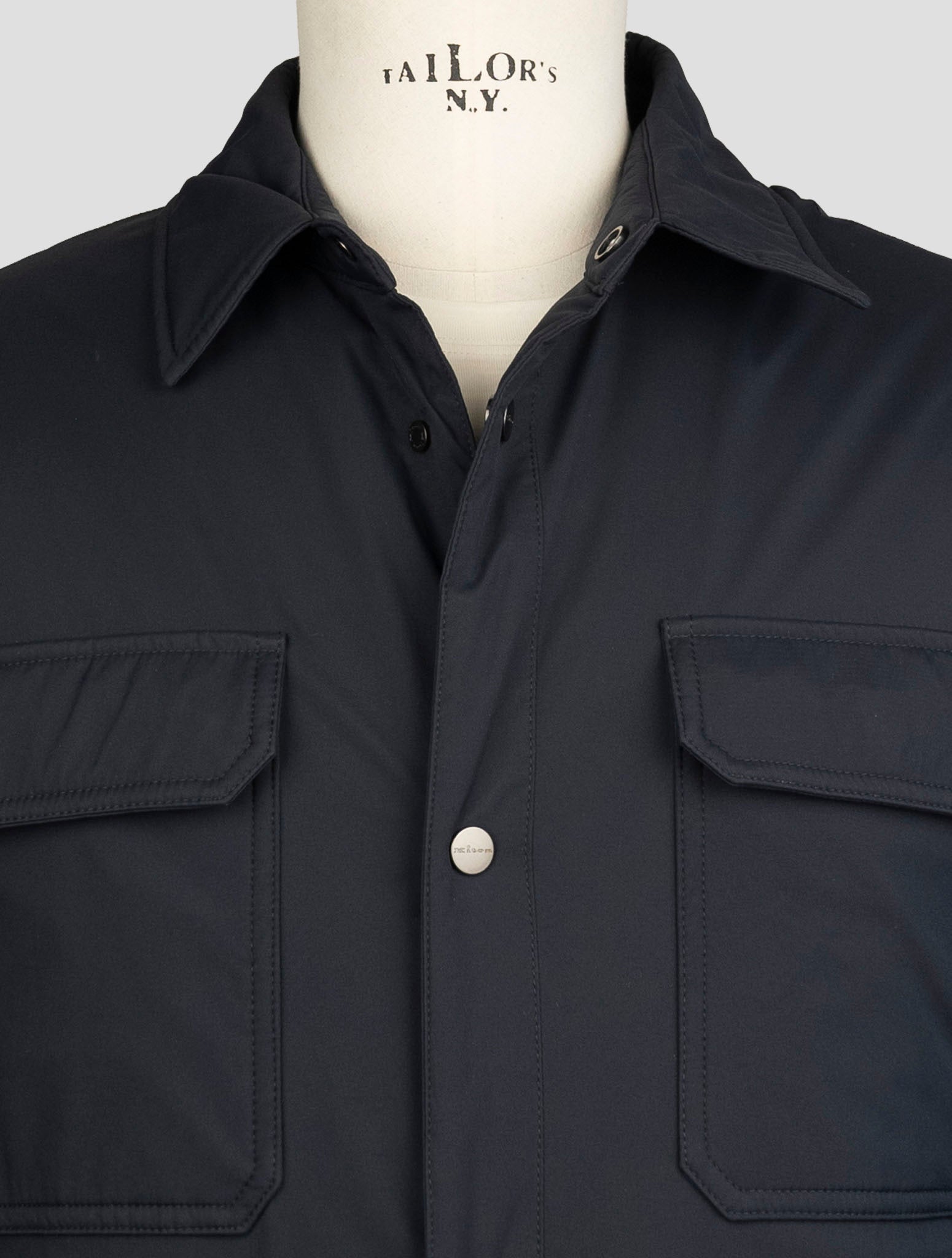 Kiton Blue Pl Coat