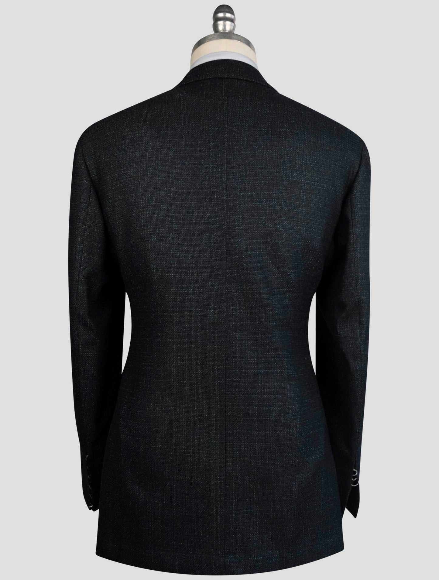 Kiton Blue Cashmere Wool Silk Blazer