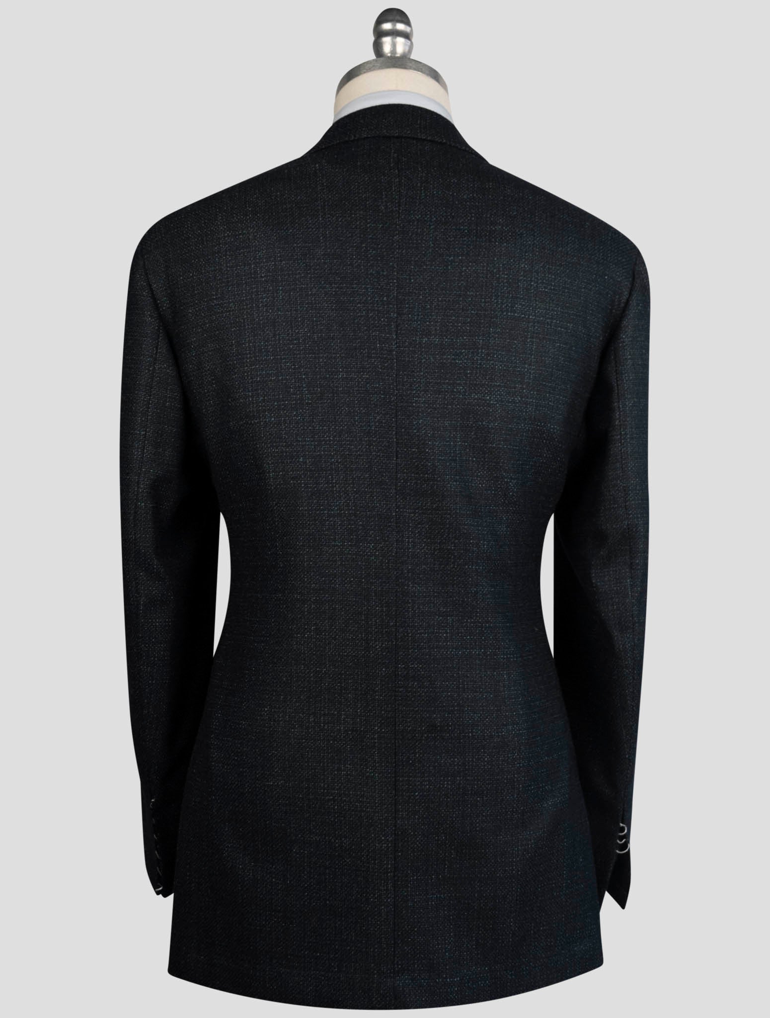 Kiton Blue Cashmere Wool Silk Blazer