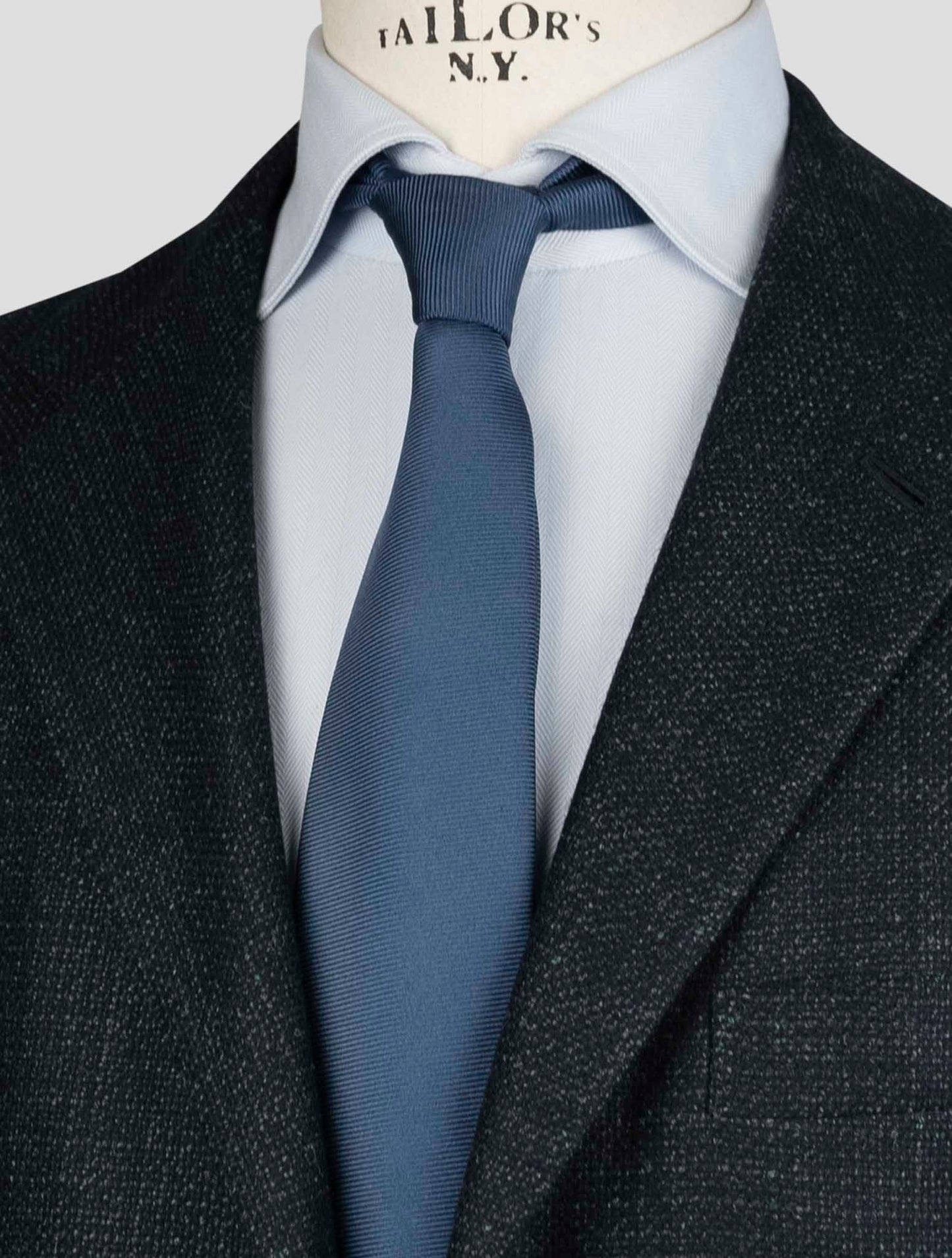 Kiton Blue Cashmere Wool Silk Blazer