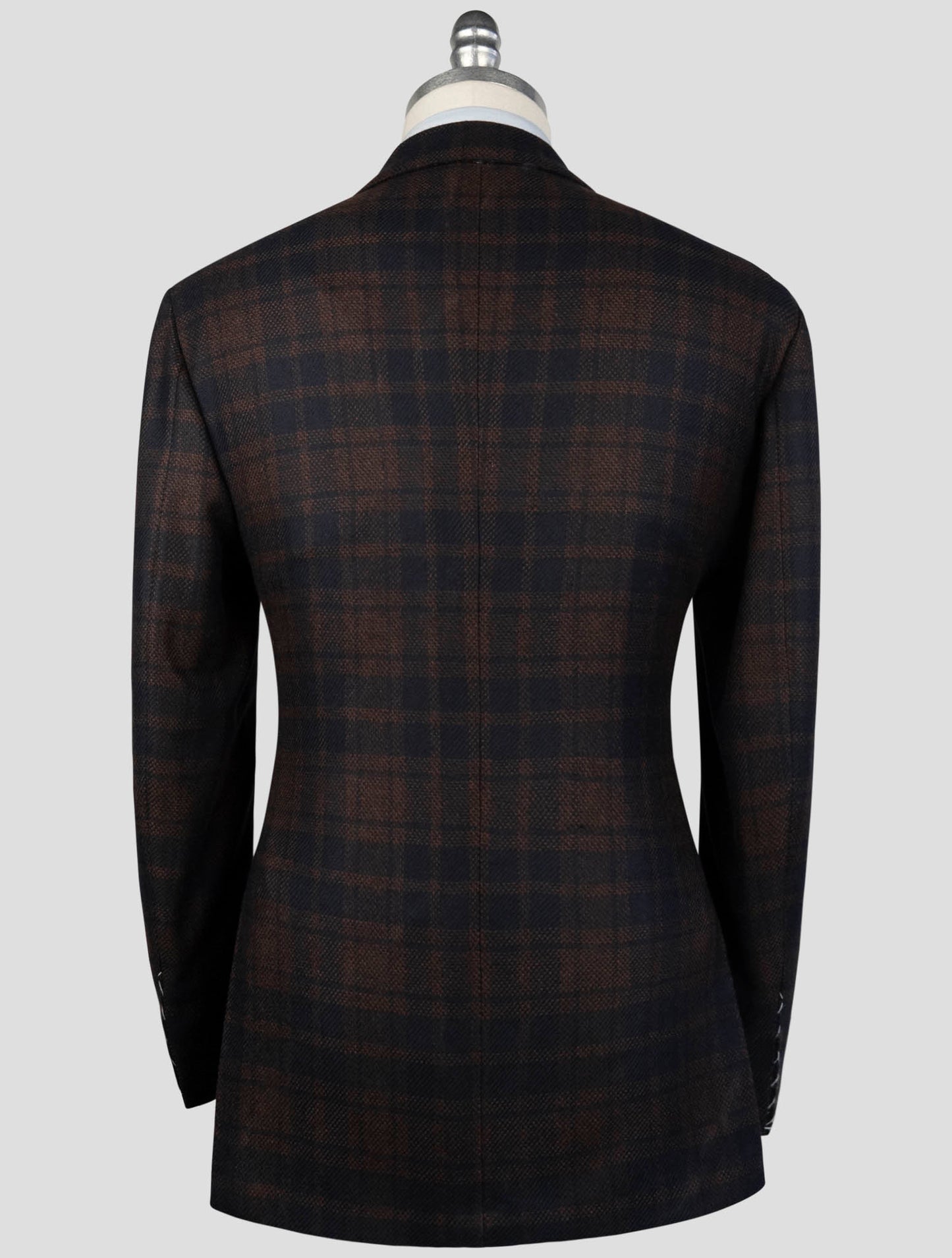 Kiton Brown Blue Cashmere Blazer