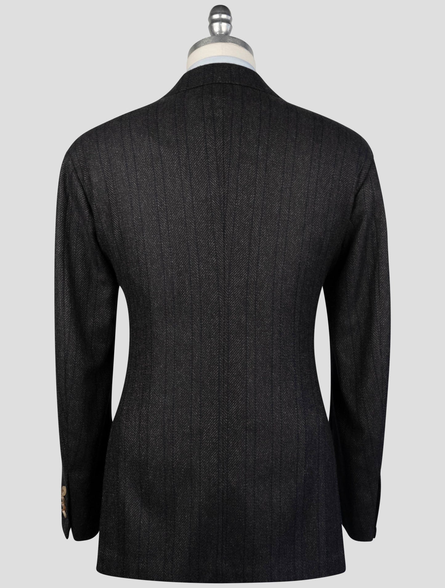 Kiton Brown Blue Cashmere Blazer