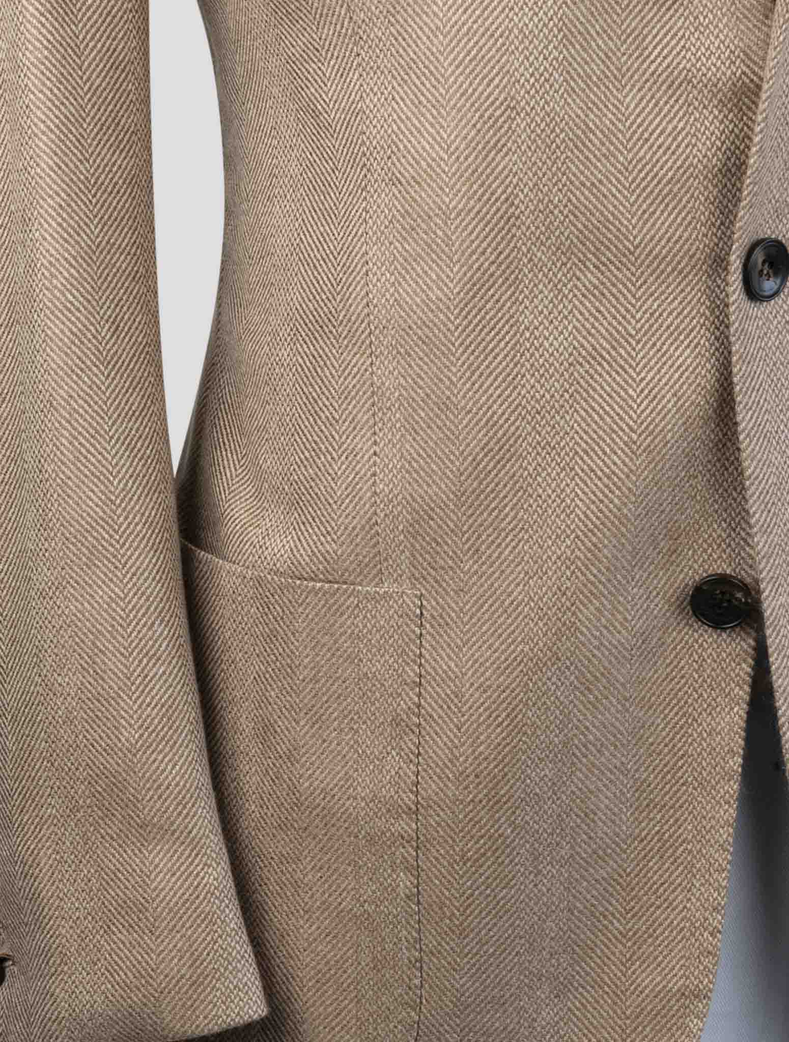 Kiton Brown Cashmere Blazer