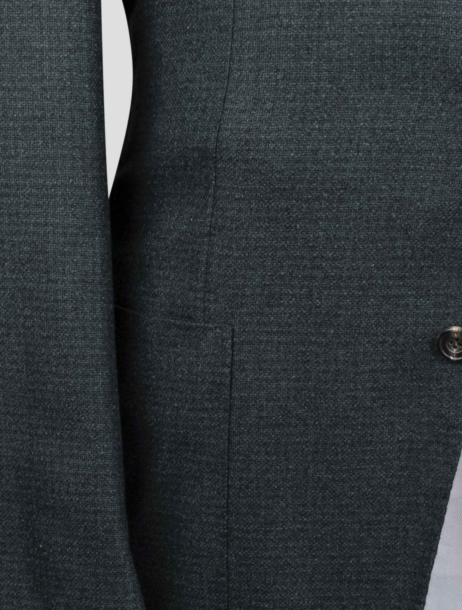 Kiton Green Slk Cashmere Blazer