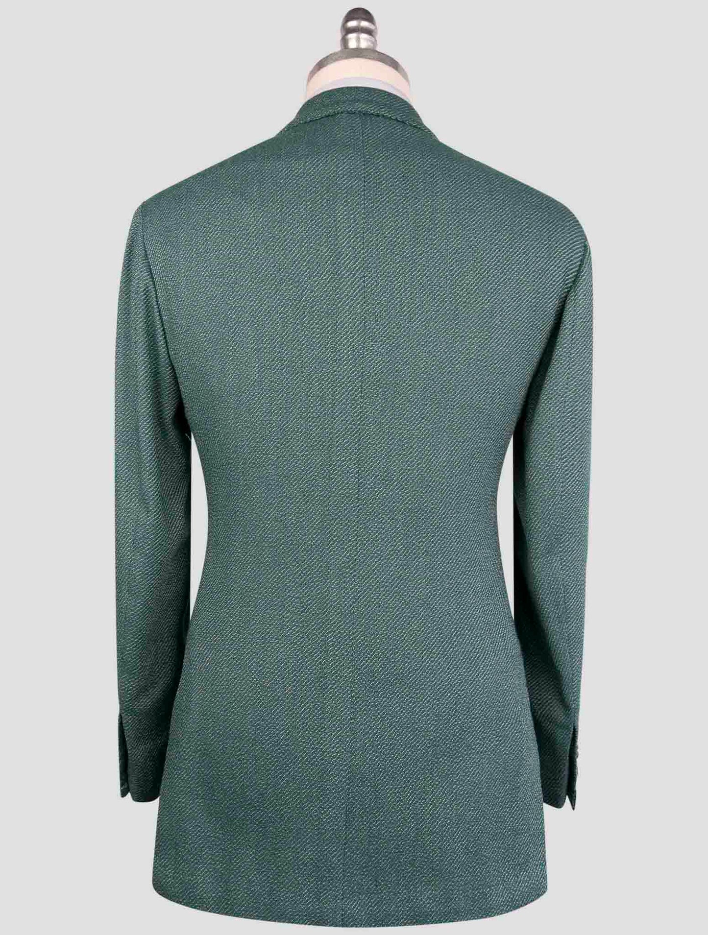 Kiton Green Cashmere Cotton Blazer