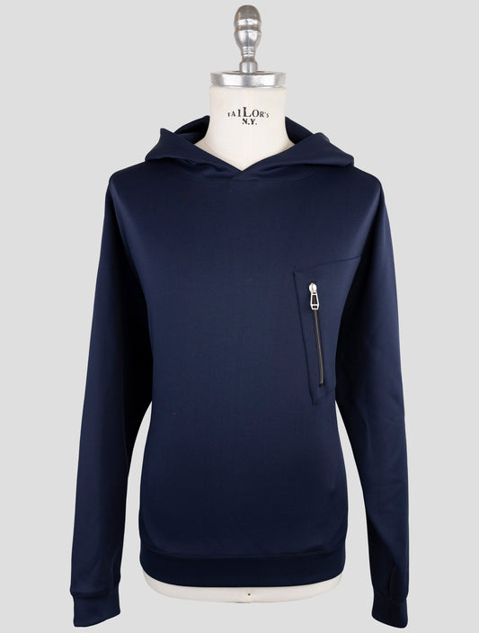 Kiton Blue Pl Ea Special Edition Plus One Sweater Hoodie