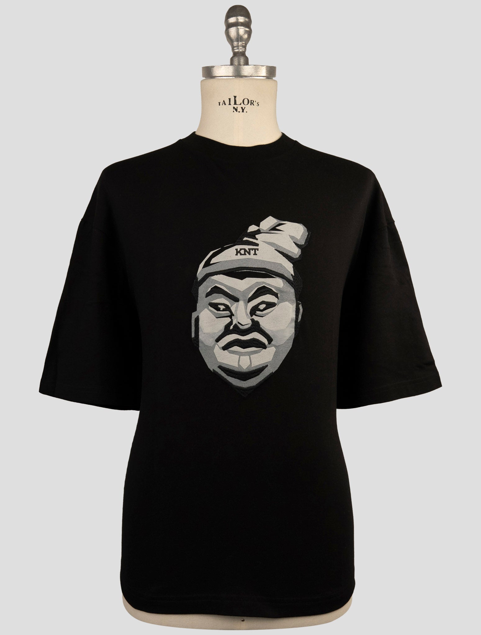 Kiton Knt Black Cotton Special Edition T-Shirt