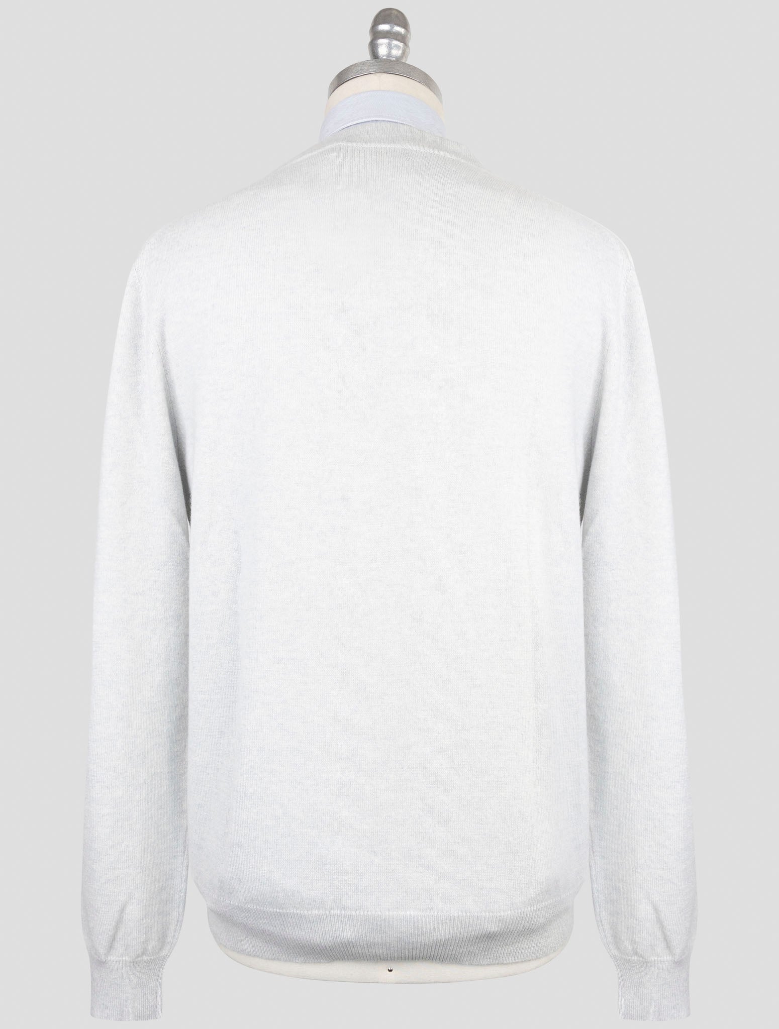 Kiton Gray Cashmere Sweater Cardigan