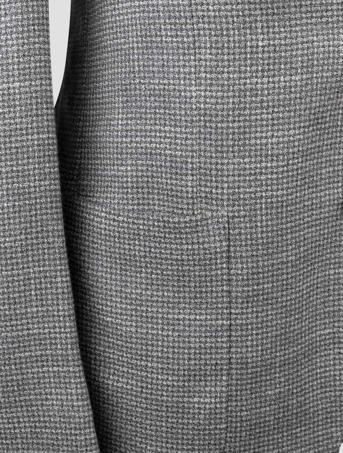 Kiton Gray Cashmere Silk Cotton Virgin Wool Pa Blazer