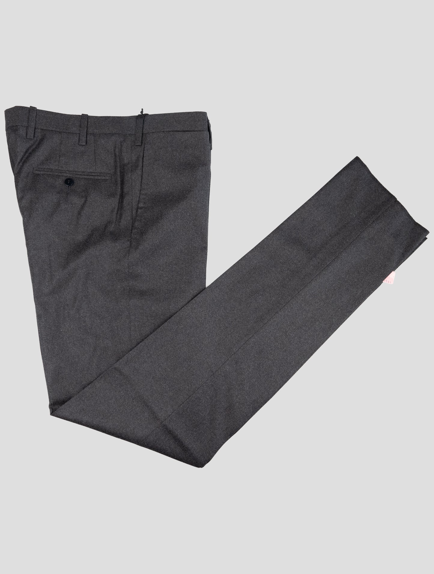 Kiton Gray Wool Dress Pants